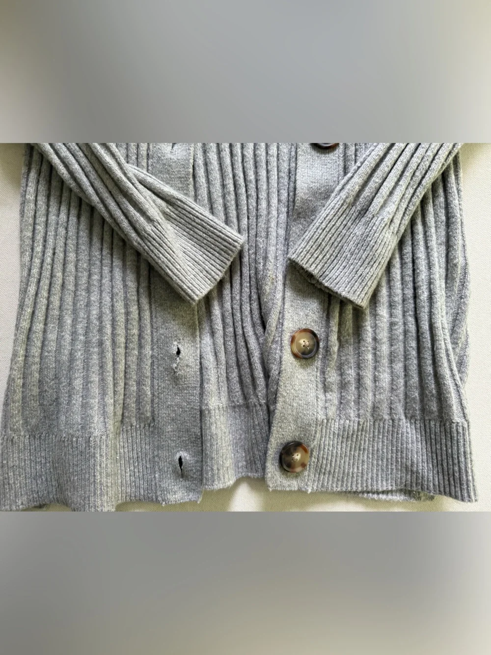 NWOT LOFT Ribbed Knit Cardigan